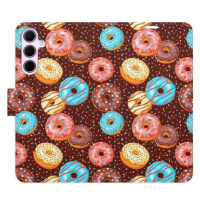 iSaprio Flip pouzdro Donuts Pattern pro Samsung Galaxy A55 5G