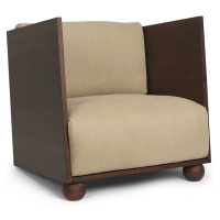 Ferm Living designové křesla Rum Lounge Chair - Rich Linen