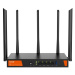 Tenda W30E WiFi Hotspot AX3000 Gigabit Router, 1x GWAN, 2x GWAN/LAN, 1x GLAN, VPN, Captive porta