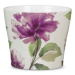 Obal BURGUNDY ROSE 808 keramika fialové květy 11cm