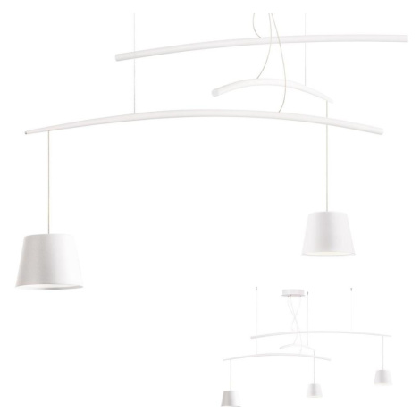 Redo 01-1524 - LED Lustr na lanku LOLLI 3xLED/6W/230V bílá 01-1524