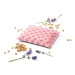Babyono 796/01 Nahřívací polštářek s višňovými pecičkami a levandulí Minky růžový