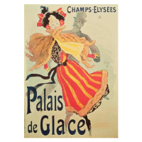 Obrazová reprodukce 'Ice Palace', Champs Elysees, Paris, 1893, Jules Cheret, 26.7 × 40 cm