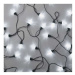 EMOS LED vánoční řetěz Cone s programy 9,8 m studená bílá
