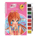 Winx Club Bloom - Omalovánky s vodovými barvami (růžová)