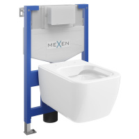 MEXEN/S WC předstěnová instalační sada Fenix XS-F s mísou WC Stella, bílá 6803368XX00
