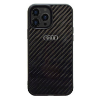 Pevný obal Audi Carbon Fiber pro iPhone 14 Pro Max 6,7 černo/černý