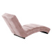 Dkton Luxusní relaxační křeslo Nana světle růžové