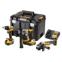 DeWALT DCK355P2T (2x5Ah) 18V XR aku kombo sada nářadí s velkým kufrem Tstak VI