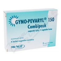 Gyno-pevaryl 150 mg, vaginální čípky 3ks + krém 15g