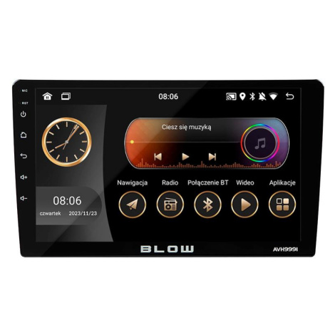 Radio BLOW AVH-9991 1DIN 9" Android/WiFi/GPS/CARPLAY