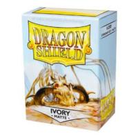 100 Dragon Shield Sleeves - Matte Ivory (English; NM)