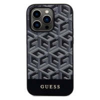 Guess PU G Cube MagSafe Zadní Kryt pro iPhone 15 Pro Max Black