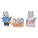 Sylvanian Families Rodina Husky s trojčaty