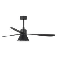 FARO AMELIA L CONE LED stropní ventilátor, černá