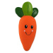 Dog Fantasy Latex hračka zelenina mrkev se zvukem 18 cm