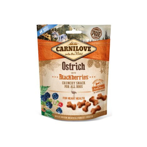 Carnilove Dog Crunchy Snack Ostrich with Blackberries 200g