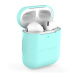 AlzaGuard Skinny Silicone Case pro AirPods 1. a 2. generace zelené