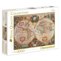 Clementoni 31229 - Puzzle 1000 Mapa Antická