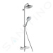 Hansgrohe 27116000 - Sprchový set Showerpipe 240 s termostatem, 3 proudy,  EcoSmart 9 l/min, chr