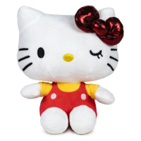 Plyšák Hello Kitty - Anniversary 32 cm červená