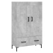 vidaXL Skříň highboard betonově šedá 69,5x31x115 cm kompozitní dřevo