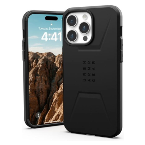 UAG Civilian MagSafe, black - iPhone 15 Pro Max (114295114040) Černá
