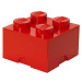 LEGO® Úložný box 25 x 25 x 18 cm Červený