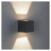 Paulmann Venkovní nástěnné svítidlo Paulmann Cybo LED, 2 700 K, 8 x 8 cm, šedé