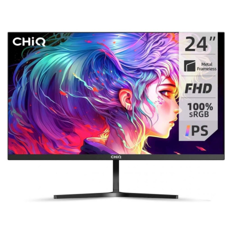 CHiQ MT 24F650 24", FHD, 75 Hz, Frameless, černý