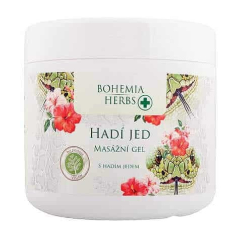 Bohemia Herbs Masážní gel s hadím jedem, 600 ml Bohemia Gifts & Cosmetics