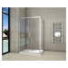 H K Obdélníkový sprchový kout SYMPHONY 100x90 cm s posuvnými dveřmi včetně sprchové vaničky z li