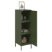 vidaXL Skříň highboard olivově zelená 36 x 39 x 113 cm ocel