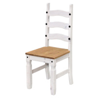 Idea Židle CORONA - bílý vosk
