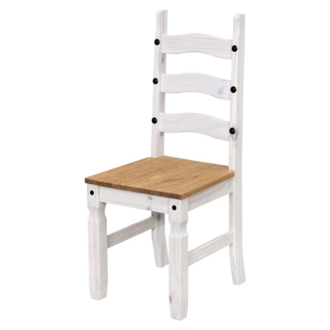 Idea Židle CORONA - bílý vosk