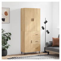 vidaXL Skříň highboard dub sonoma 69,5 x 34 x 180 cm kompozitní dřevo