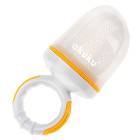AKUKU - Dětská krmící síťka na potraviny žlutá 1 ks