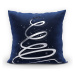 Vánoční polštář CHRISTMAS TREE tmavě modrá/stříbrná 40x40 cm MyBestHome Varianta: Povlak na polš