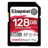Kingston SDXC 128GB Canvas React Plus V60