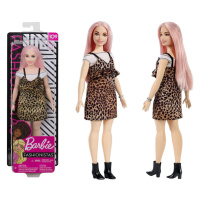 mamido Panenka Barbie Fashionistas s šaty v leopardím vzoru