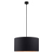 Černé závěsné svítidlo s vnitřkem v měděné barvě Sotto Luce Mika, ⌀ 50 cm