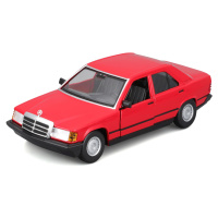 Bburago 1:24 Plus - 1987 Mercedes-Benz 190E - Red