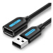 Vention USB 2.0 Male to USB Female Extension Cable 1.5m Black PVC Type