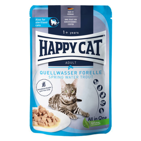 Happy Cat Pouch Meat in Sauce 12 x 85 g - pstruh