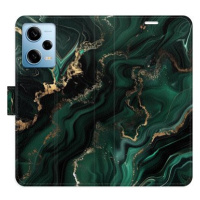 iSaprio Flip pouzdro Emerald 02 pro Xiaomi Redmi Note 12 Pro 5G / Poco X5 Pro 5G