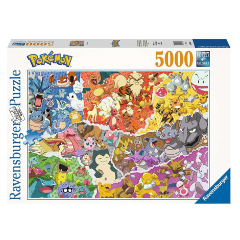 Ravensburger 16845 puzzle pokémon allstars 5000 dílků