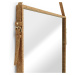 Čtvercové zrcadlo TOZAL s rámem z korku