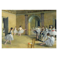 Obrazová reprodukce The Dance Foyer at the Opera on the rue Le Peletier, Edgar Degas, 40 × 30 cm