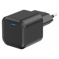 SWISSTEN SÍŤOVÝ ADAPTÉR GaN 1x USB-C 20W POWER DELIVERY ČERNÝ