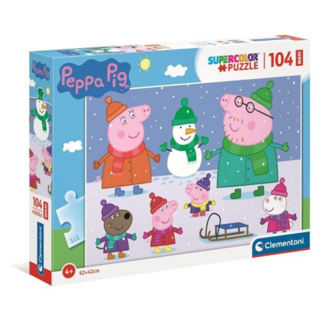 Clementoni Puzzle Maxi - Peppa Pig, 104 dílků EPEE Czech